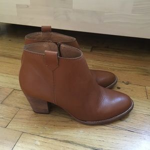 Madewell billy boots English saddle